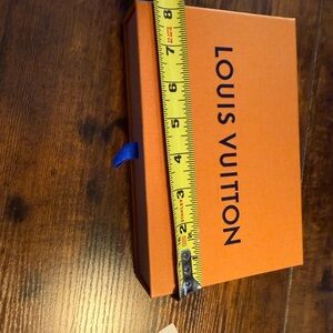 Louis Vuitton Bright Orange Box with Blue Accent